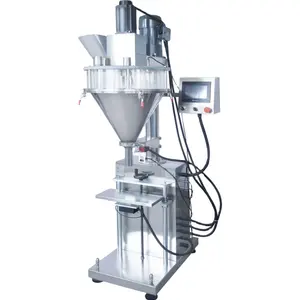 Semi-Automatic Weighing Auger Spice Coffee Flour Dry Milk Powder Packing Filler Screw Filling Machine