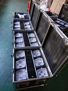 Ensemble d'éclairage de scène LED sans fil Portable 6*18W RGBWA + UV DMX512 IP20 pour les spectacles de mariage effets de parc à thème à piles - Product Image 6