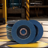 40 # ~240 #   Disque de polissage de 4,5 pouces en oxyde de zirconium, disque abrasif à lamelles, disque de ponçage pour métal