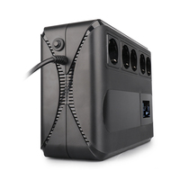 SKE Nouveau Design Onduleur Intelligent Monophasé pour Ordinateur, Batterie 12V 9AH, Onde Sinusoïdale Modifiée, USB RJ45, Hors Ligne, CE FCC ROHS 1000VA 600W