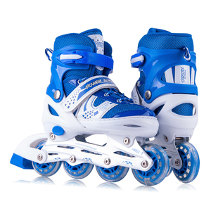 Patins à roulettes à quatre roues en stock, taille réglable, pour l'extérieur, avec châssis en alliage d'aluminium respirant et roulettes lumineuses, modèle à roulettes basses - Product Image 6