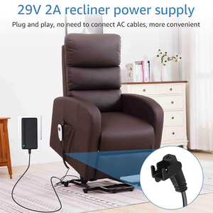 Alimentatore Switching <span class=keywords><strong>Universale</strong></span> 29V 2A 58W, <span class=keywords><strong>Adattatore</strong></span> di Alimentazione da 110V/220V a 29V, Caricabatterie per Poltrona Reclinabile Elettrica - Product Image 5