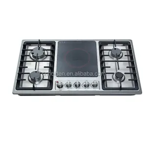 Commercial price built in gas and electric burner stove stainless steel cooktops gas hob