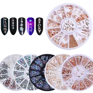 Pièces pour ongles, art des ongles, paillettes, strass, pierres précieuses, bijoux, perles, accessoires de décoration pour manucure, fournitures pour ongles pour professionnels - Product Image 3