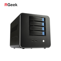 Asus — carte mère Mini ITX RGeek, 3.5 pouces, pour serveur, ordinateur NAS, disque dur 4 baies, J1900, usb 3.0x2, usb 2.0x2, DC 12V
