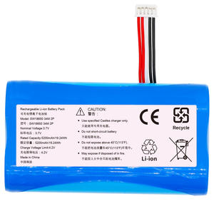 Batería de bloqueo inteligente para Eufy Video Doorbell 2K Cámara de seguridad para el hogar SW18650 34M 2P Li-ion 3,7 V 5200mAh Batería - Product Image 1