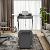 Tapis de course électriques pliables avec écran LCD, équipement de fitness portable pour la maison, machine de course, tapis de marche pour usage domestique