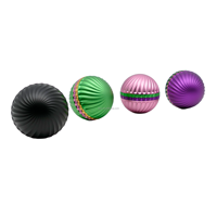 Nouveauté : Moulin à herbes en forme de boule, logo personnalisé, 63 mm, moulin à tabac en aluminium de qualité supérieure, logo ODM/OEM pour accessoires de fumeur