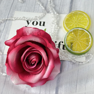 Têtes de roses en velours de la fabrique de fleurs Meiyu Craft, en tissu de soie, pour décoration de mariage, décoration intérieure, mur de fleurs, accessoires d'allée - Product Image 4