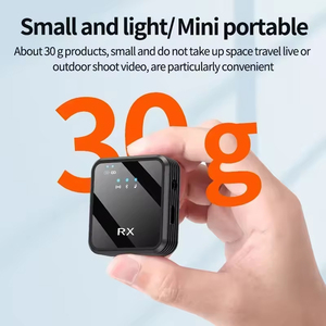 ไมโครโฟนลาวาเลียร์ไร้สายแบบ3อิน1 2Mic แบบพกพาพร้อมขั้วต่อ Type C สำหรับบันทึกวิดีโอ Vlog ของโทรศัพท์ออกอากาศการสัมภาษณ์ - Product Image 4