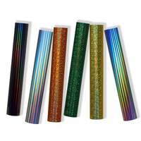 Vinyle adhésif holographique YS, motif écailles de poisson arc-en-ciel, vinyle auto-adhésif en PVC pour la décoration de bureau, maison, voiture, bricolage