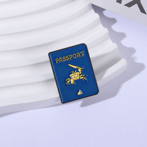 Pins de Esmalte de Juego de Supervivencia de Escalada en Roca Multijugador <span class=keywords><strong>Cooperativo</strong></span>, Broches de Pasaporte con Rol de Juego Personalizado, Insignias de Solapa, Joyería, Regalos - Product Image 2