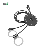 Système d'assistance au pédalage LVCO E-bike Pas 350mm avec capteur V12 étanche, aimant noir, 1kg pour vélo électrique et trottinette