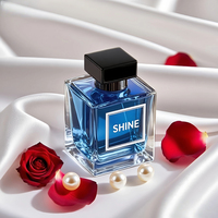 Vente en gros Bouteilles de parfum carrées en verre personnalisées 30ml 50ml 100ml Cube vide Vaporisateur de parfum avec pompe Couvercle Sayer