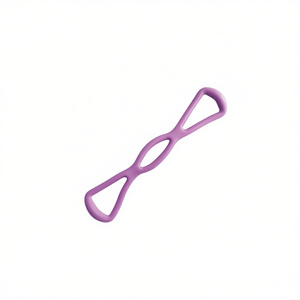 Purple TPE Figure-Eight Resistance <b>Exercise</b> <b>Band</b> - Product Image 1