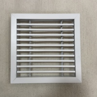 Diffuseur d'air flexible en alliage d'aluminium avec couvercle de ventilation de climatisation au design moderne