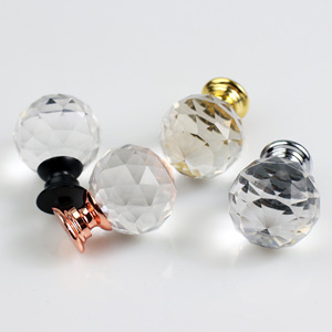 Wholesale and Low Price Clear Crystal Furniture Cabinet Drawer Pull <b>Knob</b> Crystal Cabinet Pull Handles - Product Image 2