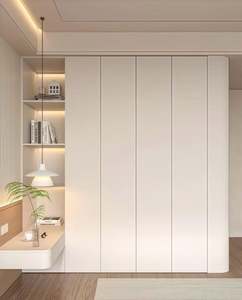 Grand placard de chambre à coucher en bois, design moderne, construction durable, tiroirs et rangement spacieux pour les vêtements - Product Image 2