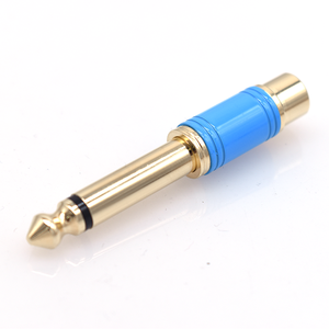 Adaptador de Audio Chapado en Oro de 6.35mm a <span class=keywords><strong>RCA</strong></span>, Convertidor de <span class=keywords><strong>Jack</strong></span> de 3.5mm a 6.35mm - Product Image 4