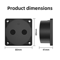 Nouveau Tuya WIFI intelligent capteur de niveau de liquide à ultrasons Villa appartements moniteur à distance détecteur de niveau de réservoir d'eau