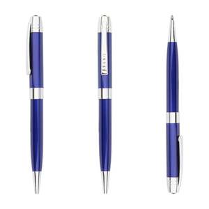 Stylo bille de luxe en métal de haute qualité du fabricant, logo personnalisé, largeur d'écriture 1,0 mm, pour cadeaux d'entreprise - Product Image 2