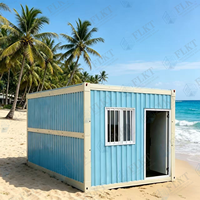 Maison préfabriquée isolée en laine de roche ignifuge et résistante aux intempéries FLKT, maison modulaire pliable, conteneur d'expédition pliable