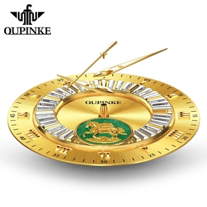 Montre mécanique automatique de luxe pour homme 3320, avec gravure de cheval en or véritable, bracelet en acier inoxydable 20 mm, livraison directe depuis Hangzhou - Product Image 2