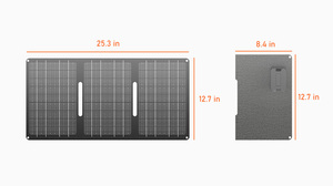 Panel <span class=keywords><strong>Solar</strong></span> Plegable Monocristalino de 30W con 23% de Eficiencia, Panel <span class=keywords><strong>Solar</strong></span> Portátil Ligero - Product Image 6