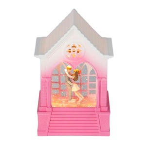 Nhà đầy Màu sắc hộp nhạc trẻ em nhảy múa ba lê cô gái/chàng trai âm nhạc hộp đèn lồng nước cặp đôi đám cưới Ngày Valentine - Product Image 6