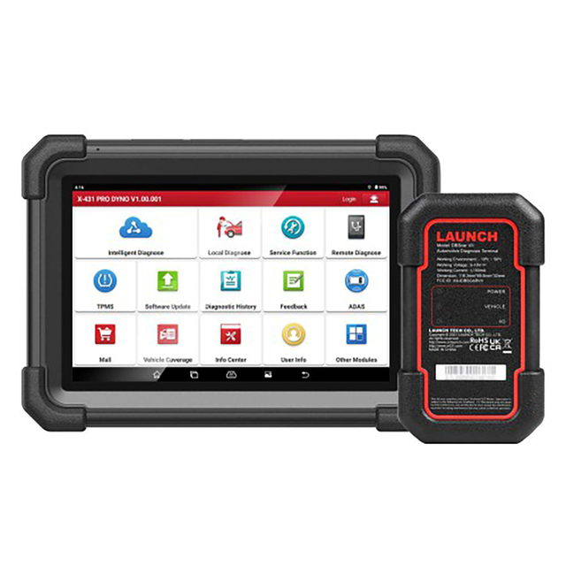 LAUNCH X431 PRO DYNO X-431 Obd2 Bidirectional Car Diagnostic Scanner with Key Coding Upgrade of V Elite Auto Diagnostic Tools