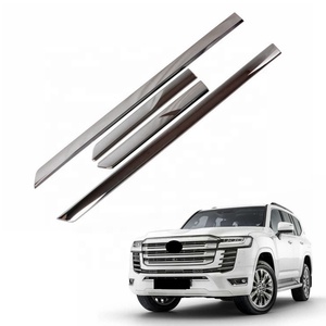 WZXD Accessories Factory Car <b>Door</b> Body Side Molding <b>Trim</b> ABS Plastic Chromed Style Usado for Land Cruiser LC300 2022 - Product Image 1