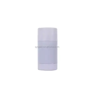 75Ml Kleuren Lege Eco Biologisch Afbreekbare Tarwestro Pcr Twist Up Deodorant Container Stick Ronde Buis Verpakking