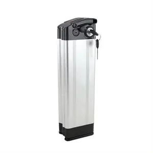 Tube de selle poisson argenté vélos électriques 36v 48v 13ah 15ah 15.6ah 17.5ah 18ah 21ah Batteries batterie de vélo Lithium Ion électrique