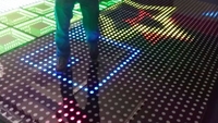 Piste de danse led programmable, utilisée en vente, piste de danse portable pour boîte de nuit