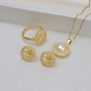 S925 Silver <b>Fine</b> <b>Jewelry</b> <b>Set</b> for Women Personalized Pendant Head Ring with Large Pearl DIY Accessories Semi Finished 1390 - Product Image 1