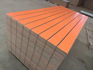 Cheap Moisture Proof Fireproof E0 E1 18mm Mdf Board Color Melamine HDF Panel For Wall Panels