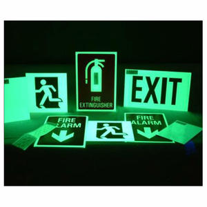 يمكن طباعة منتجات الحفلات الليلية من كلوريد البولي فينيل والزجاج في الظلام لمدة 8 ساعات وقطع علامات ضوئية ضوئية - Product Image 6