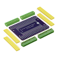 Placa de expansión Raspberry Pi Pico adaptador de extensión GPIO Breakout pines macho y hembra integrados para Pico