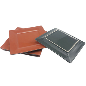 céramique 16 pièces ensembles de dîner de luxe carré cuisine <span class=keywords><strong>vaisselle</strong></span> turque définit les prix pour les fabricants - Product Image 3