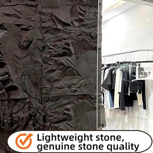 Tùy chỉnh màu sắc <span class=keywords><strong>PU</strong></span> đá Veneer Panels 160 + ứng dụng từ phòng bé để không gian thương mại đảm bảo chất lượng - Product Image 4