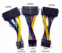 Cable Adaptador de Alimentación de 24 Pines Hembra a 10 Pines Macho para Placa Base Lenovo de 10 Pines, 10 cm, Gran Venta