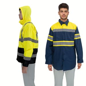 Uniformes de travail d'extérieur d'été Veste avec ventilateurs à bandes réfléchissantes Veste réfléchissante personnalisée Sécurité - Product Image 1