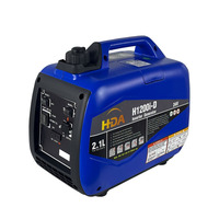 MINI Tragbarer 1000-Watt 48V 60V 72V Benzin-DC-Leisegenerator H1200i-D für Elektro-Zweiräder