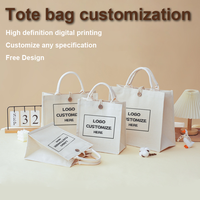 Personalized Custom Logo Size Printed Eco-friendly Reusable Organic Canvas Tote Bags,Grocery Cotton Shopping Bags