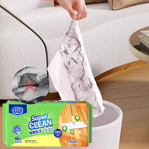 Toalhetes De Limpeza Húmida Biodegradáveis Premium Toalhetes De Limpeza De Piso De Tamanho Grande Personalizado Toalhetes De Limpeza Doméstica - Product Image 3