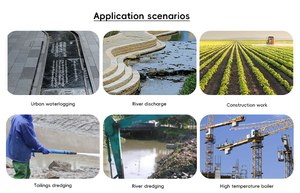 Bomba centrífuga autocebante diésel CZME de 8, 10 y 12 pulgadas para control de inundaciones, drenaje y aguas residuales con ruedas y remolque - Product Image 5