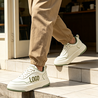 Sneakers décontractées pour hommes avec logo personnalisé, tige durable, fabricant OEM, chaussures de sport décontractées pour hommes de haute qualité