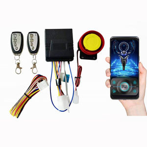 ユニバーサル12Vモーターサイクルアラームセキュリティシステム携帯電話APPスマートプログラム<span class=keywords><strong>2</strong></span>.リモートコントローラーモーターサイクルアラームシステムロック - Product Image 1