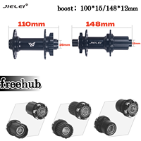 JIELEI Premium MTB Hubset - 32H 110x15mm avant 148x12mm arrière-pour 12 vitesses avant et arrière paire 120 coups de feu