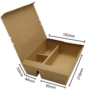 High Quality PET Disposable Rigid Dinner <strong>Boxes</strong> Good Quality Sell <strong>Well</strong> Kraft Paper Packaging for Food Over 10 Years Experience - Product Image 4